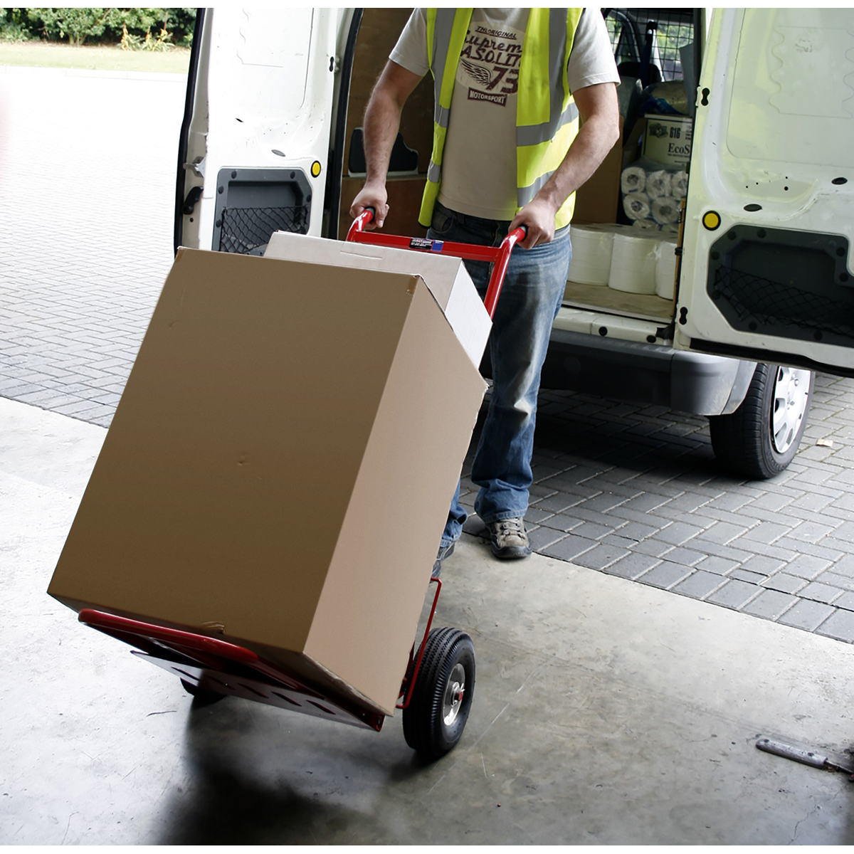 Sealey CST990 Folding Sack Truck with Pneumatic Tyres 250kg Capacity - additional view 6