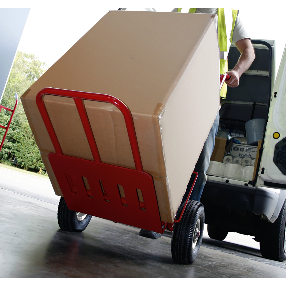 Sealey CST990 Folding Sack Truck with Pneumatic Tyres 250kg Capacity - additional view 5