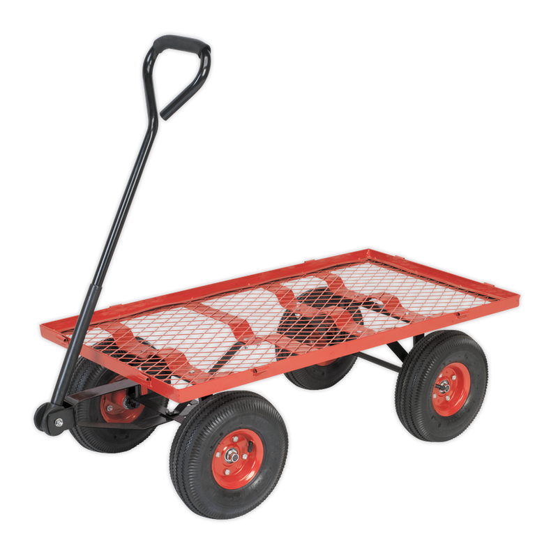 Sealey CST997 Platform Truck with Removable Sides & Pneumatic Tyres 200kg Capacity - additional view 10