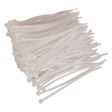 Sealey CT10025P200W Cable Tie 100 x 2.5mm, White - Pack of 200