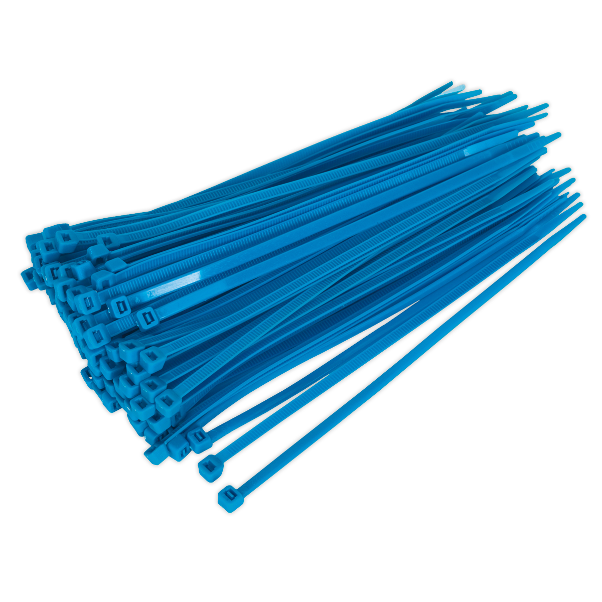 Sealey CT20048P100B Cable Tie 200 x 4.4mm, Blue - Pack of 100