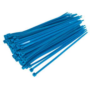 Sealey CT20048P100B Cable Tie 200 x 4.4mm, Blue - Pack of 100