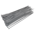 Sealey CT30048P100S Cable Tie 300 x 4.4mm, Silver - Pack of 100