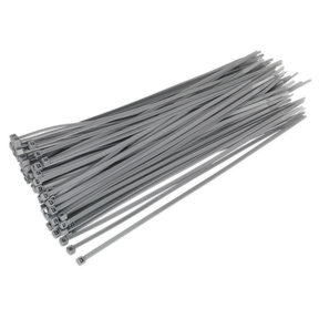 Sealey CT30048P100S Cable Tie 300 x 4.4mm, Silver - Pack of 100