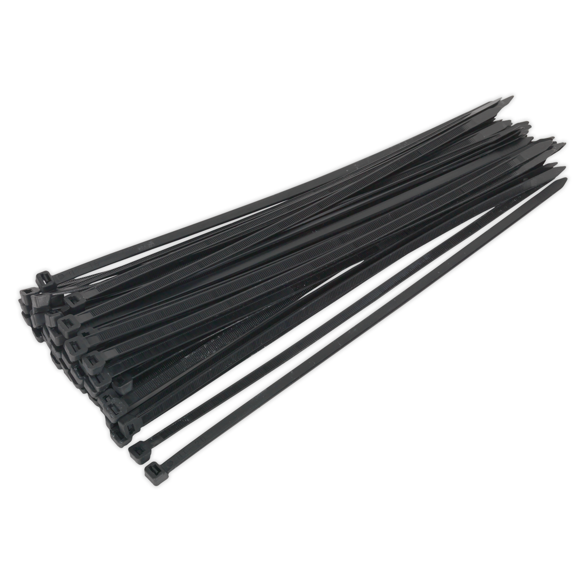 Sealey CT35076P50 Cable Tie 350 x 7.6mm, Black - Pack of 50
