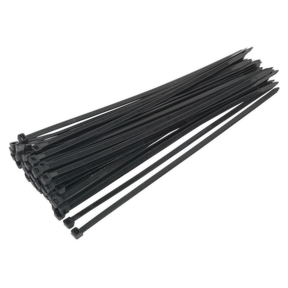 Sealey CT35076P50 Cable Tie 350 x 7.6mm, Black - Pack of 50