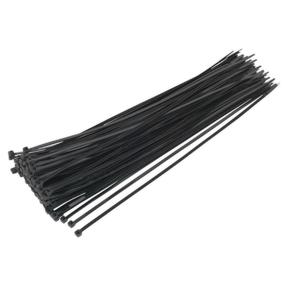 Sealey CT38048P100 Cable Tie 380 x 4.8mm, Black - Pack of 100