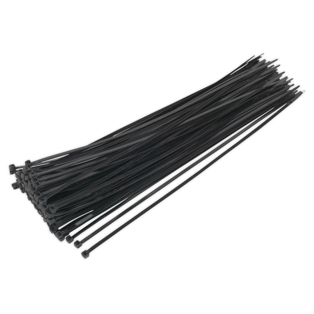 Sealey CT38048P100 Cable Tie 380 x 4.8mm, Black - Pack of 100