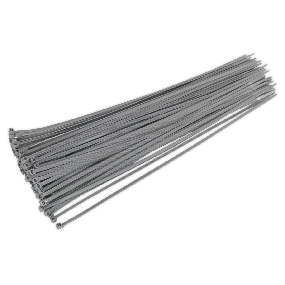 Sealey CT38048P100S Cable Tie 380 x 4.4mm, Silver - Pack of 100
