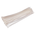 Sealey CT38048P100W Cable Tie 380 x 4.8mm, White - Pack of 100