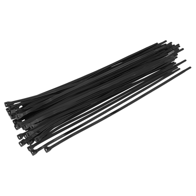 Sealey CT45076P50 Cable Tie 450 x 7.6mm, Black - Pack of 50