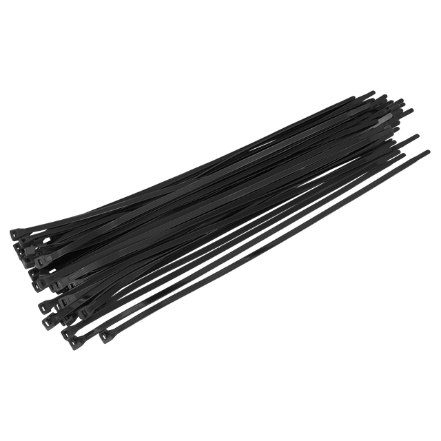 Sealey CT45076P50 Cable Tie 450 x 7.6mm, Black - Pack of 50