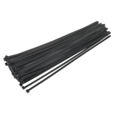 Sealey CT65012P50 Cable Tie 650 x 12mm, Black - Pack of 50