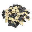Sealey CTM2525B Self-Adhesive Cable Tie Mount 25 x 25mm, Black - Pack of 100