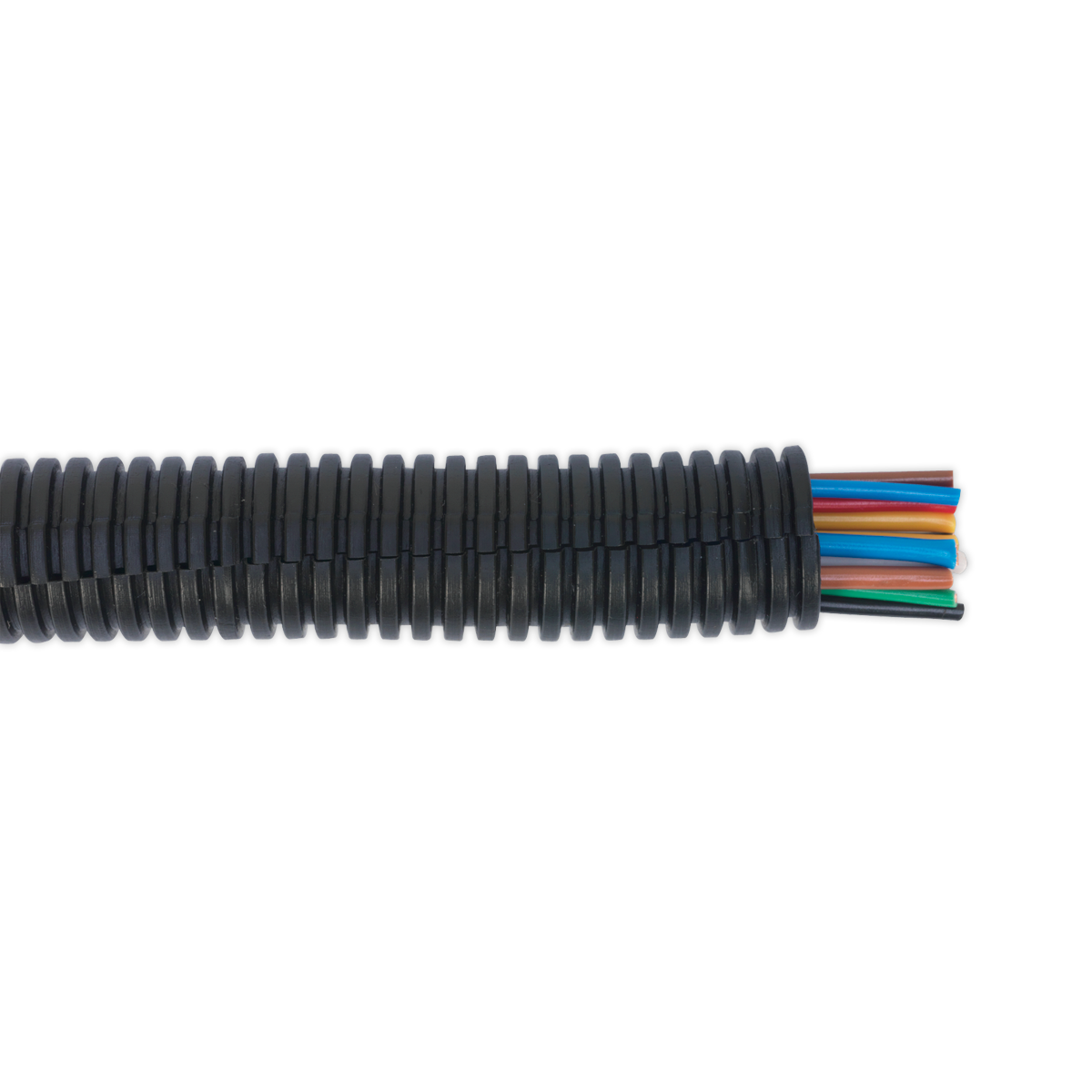 Sealey CTS1710 Split Convoluted Cable Sleeving Split 17-21mm 10m