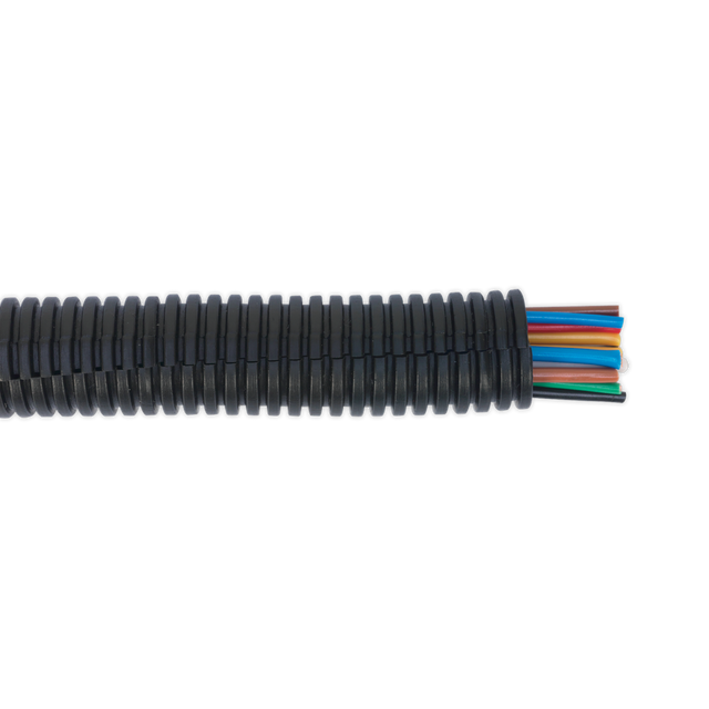 Sealey CTS1710 Split Convoluted Cable Sleeving Split 17-21mm 10m