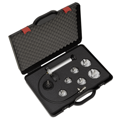 Sealey CV0011 Commercial Cooling System Pressure Test Kit 7pc