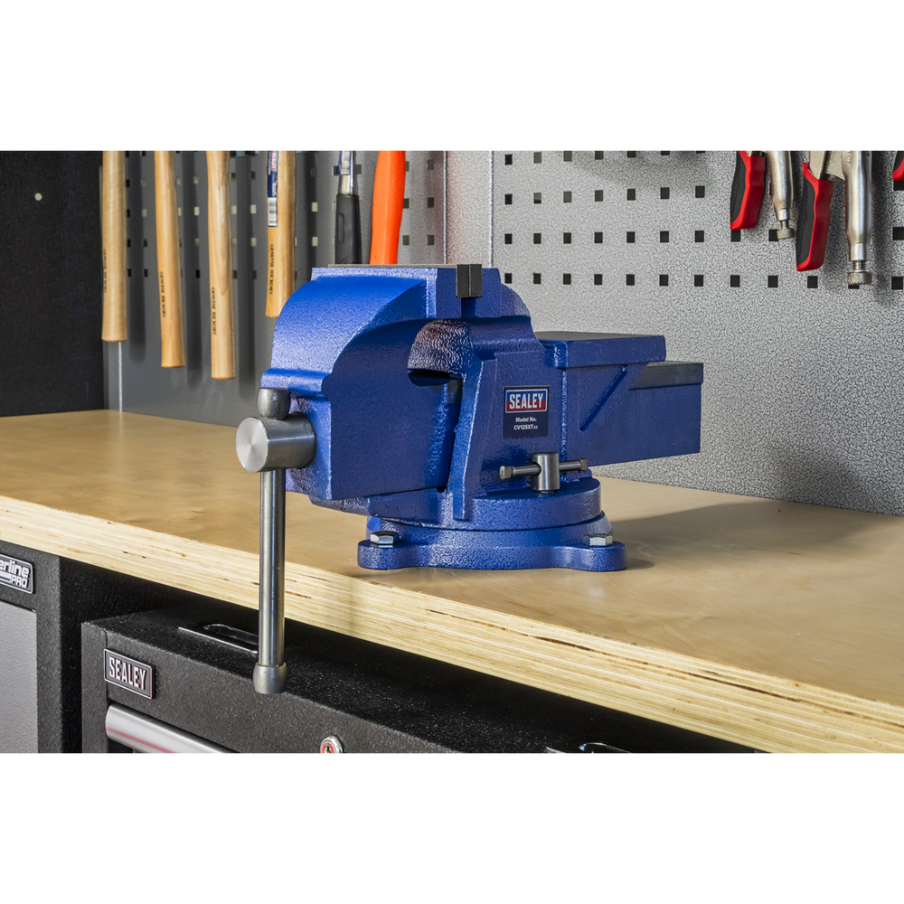 Sealey CV125XT Professional Heavy-Duty Fixed Base Vice 125mm - additional view 6