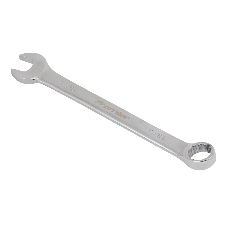 Sealey CW08AF Premier Imperial Combination Spanner 11/16" - additional view 2