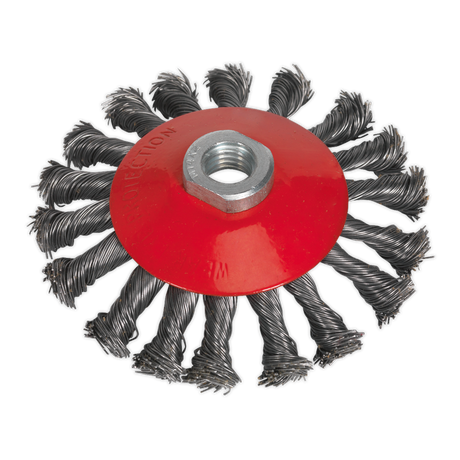 Sealey CWB115 115mm Conical Wire Brush M14 x 2mm