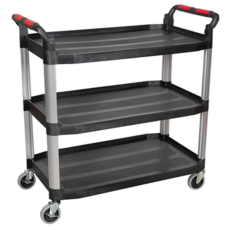 Sealey CX310 Composite Workshop Trolley 3-Level/3 Wall