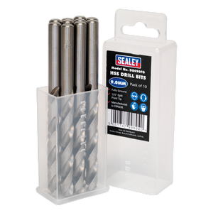 Sealey DB090FG HSS Fully Ground Drill Bit 9mm - Pack of 10 - additional view 2