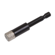 Sealey DBD12H Hex Diamond Drill Bit 12mm