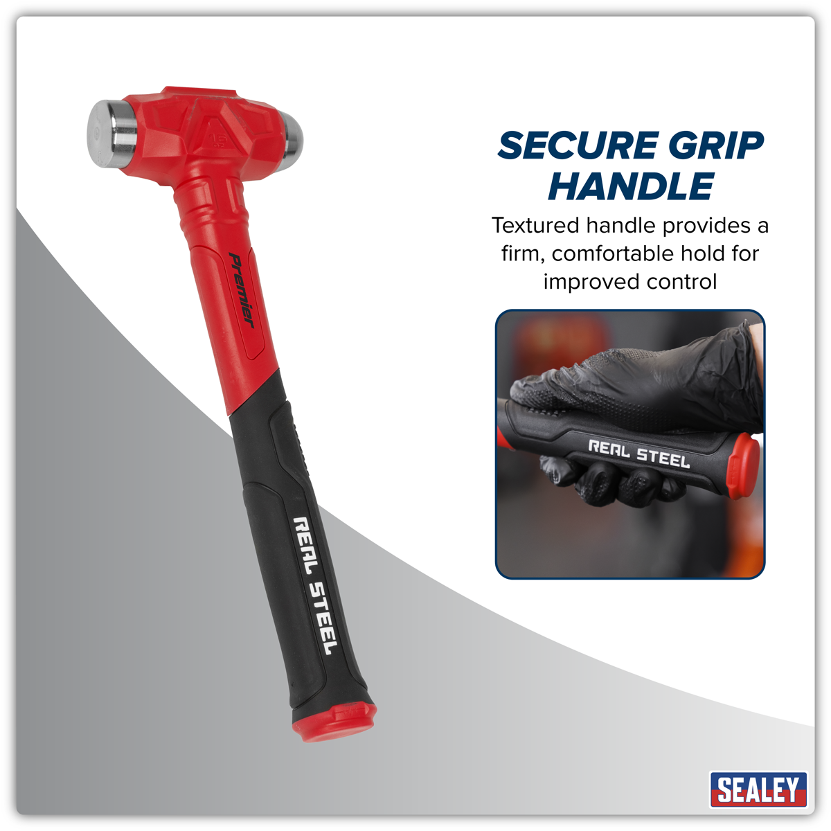 Sealey DBH16 Premier Dead Blow Ball Pein Hammer 16oz - additional view 8
