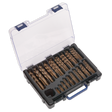 Sealey DBS170CB HSS Cobalt Fully Ground Drill Bit Assortment 1-10mm 170pc