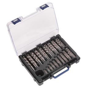 Sealey DBS170FG HSS Fully Ground Drill Bit Assortment 1-10mm 170pc
