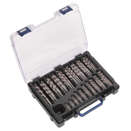 Sealey DBS170FG HSS Fully Ground Drill Bit Assortment 1-10mm 170pc