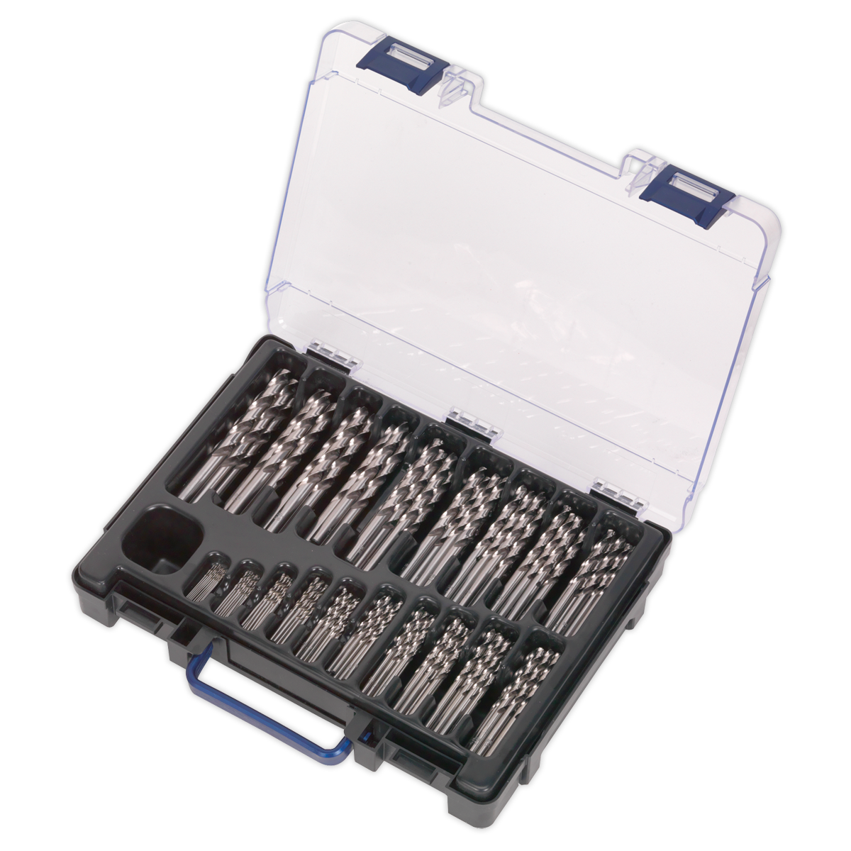 Sealey DBS170FG HSS Fully Ground Drill Bit Assortment 1-10mm 170pc - additional view 2