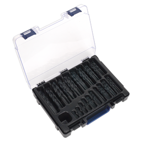 Sealey DBS170RF HSS Roll Forged Drill Bit Assortment 1-10mm 170pc