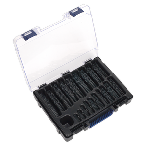 Sealey DBS170RF HSS Roll Forged Drill Bit Assortment 1-10mm 170pc