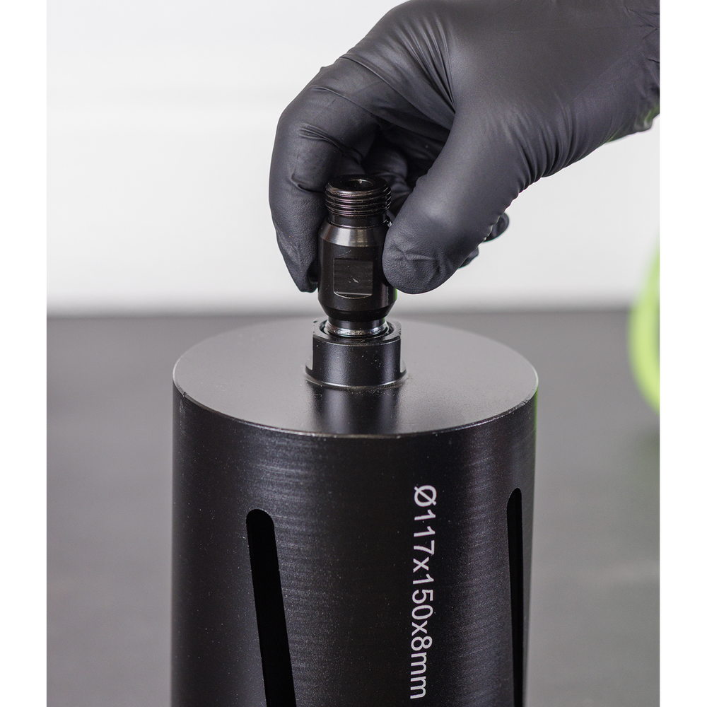 Sealey DCD01 Diamond Core Drill Adaptor with Through Hole 1/2"BSP Male to 1/2"BSP Male - additional view 4