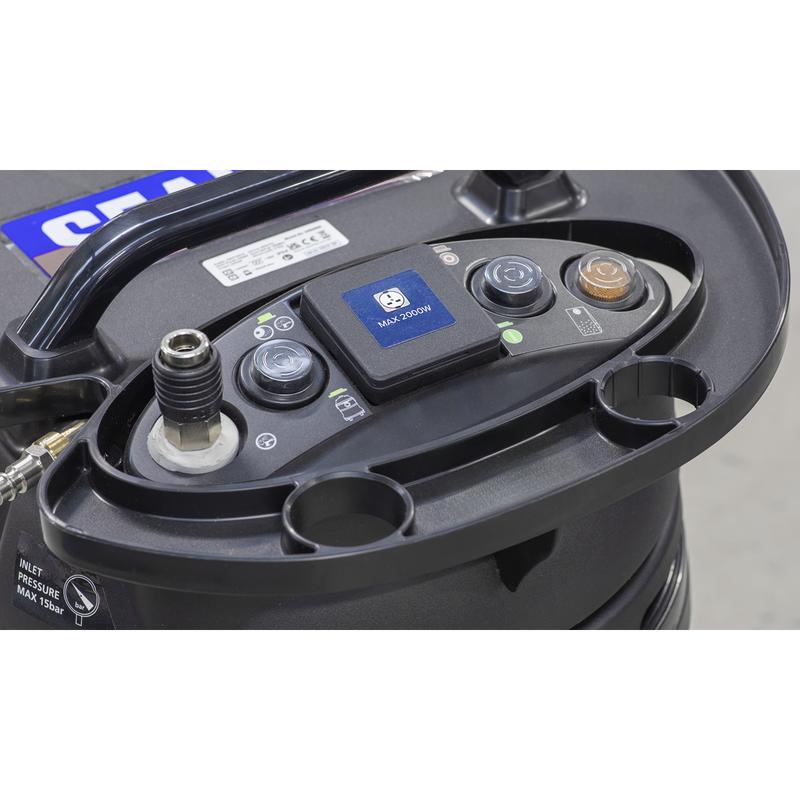 Sealey DFS35M M Class Dust-Free Industrial Wet & Dry Vacuum Cleaner 35L with Autostart for Air/Electric - additional view 4