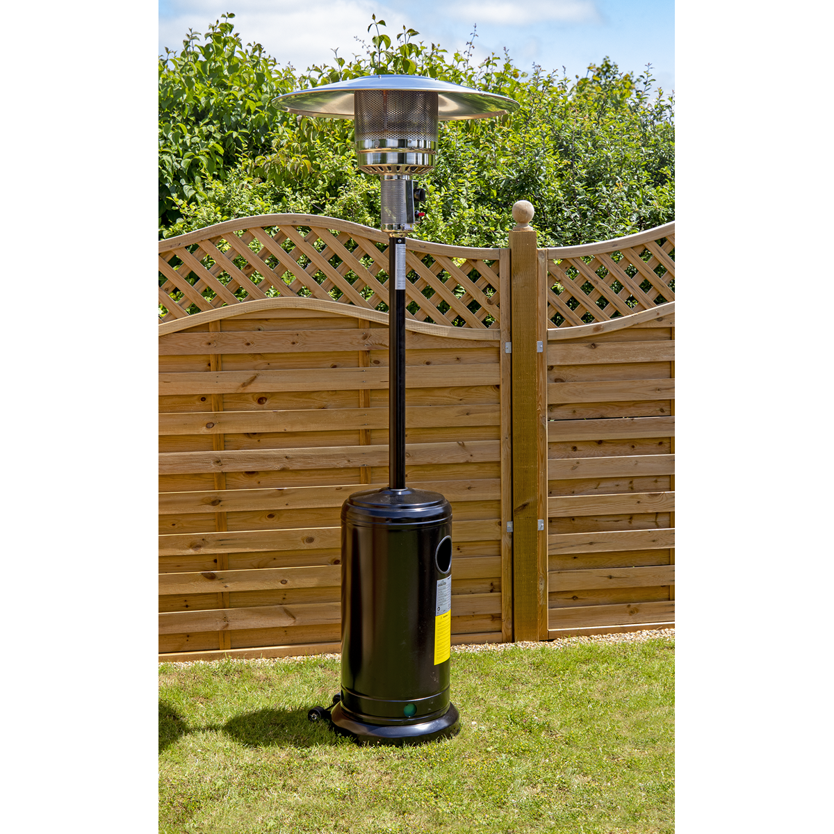 Dellonda DG1 Outdoor Garden Gas Patio Heater 13kW Commercial & Domestic Use, Black - additional view 5