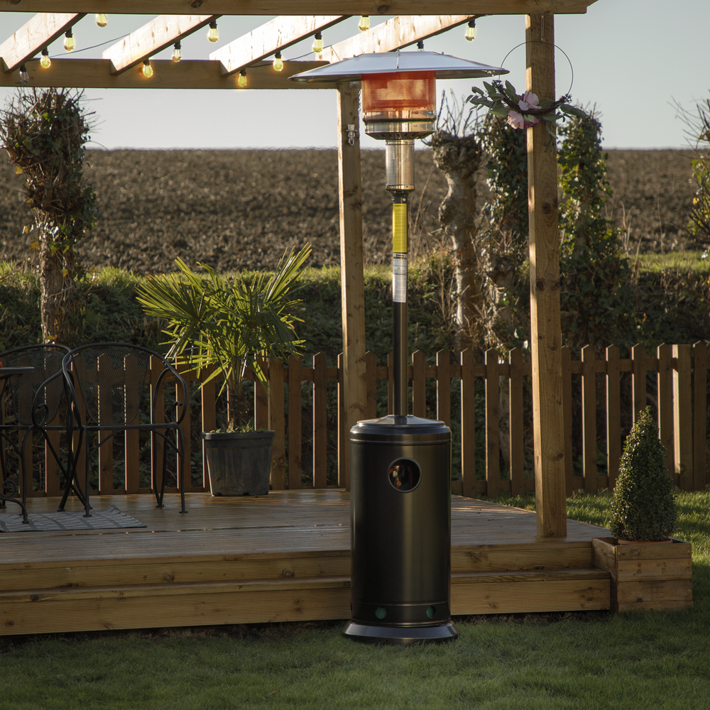 Dellonda DG1 Outdoor Garden Gas Patio Heater 13kW Commercial & Domestic Use, Black - additional view 10
