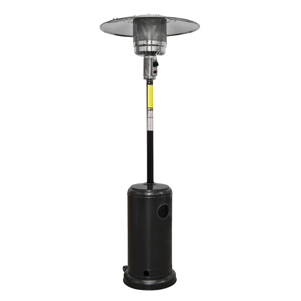 Dellonda DG1 Outdoor Garden Gas Patio Heater 13kW Commercial & Domestic Use, Black