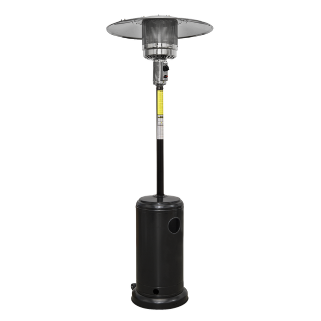Dellonda DG1 Outdoor Garden Gas Patio Heater 13kW Commercial & Domestic Use, Black