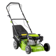 Dellonda DG100 Hand-Propelled Petrol Lawnmower Grass Cutter, 127cc 16"/41cm 4-Stroke