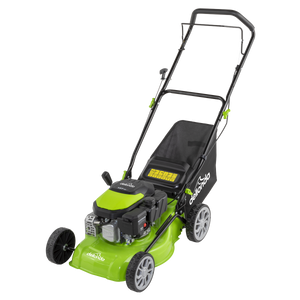 Dellonda DG100 Hand-Propelled Petrol Lawnmower Grass Cutter, 127cc 16"/41cm 4-Stroke - additional view 9