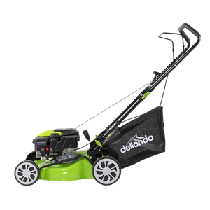 Dellonda DG100 Hand-Propelled Petrol Lawnmower Grass Cutter, 127cc 16"/41cm 4-Stroke - additional view 5