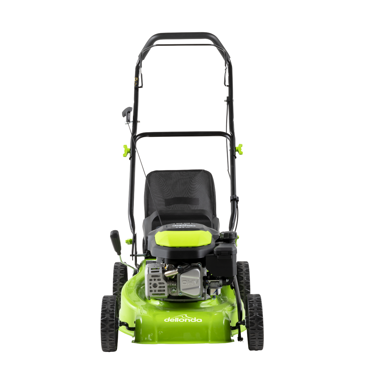 Dellonda DG100 Hand-Propelled Petrol Lawnmower Grass Cutter, 127cc 16"/41cm 4-Stroke - additional view 15