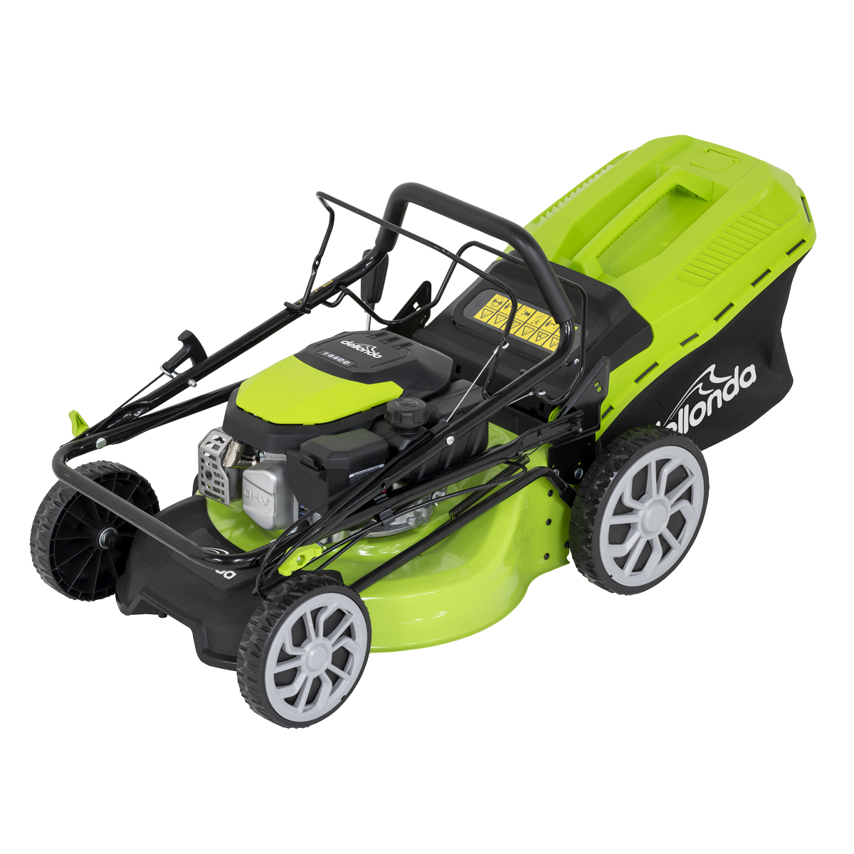 Dellonda DG101 Self-Propelled Petrol Lawnmower Grass Cutter with Height Adjustment & Grass Bag 144cc - additional view 5
