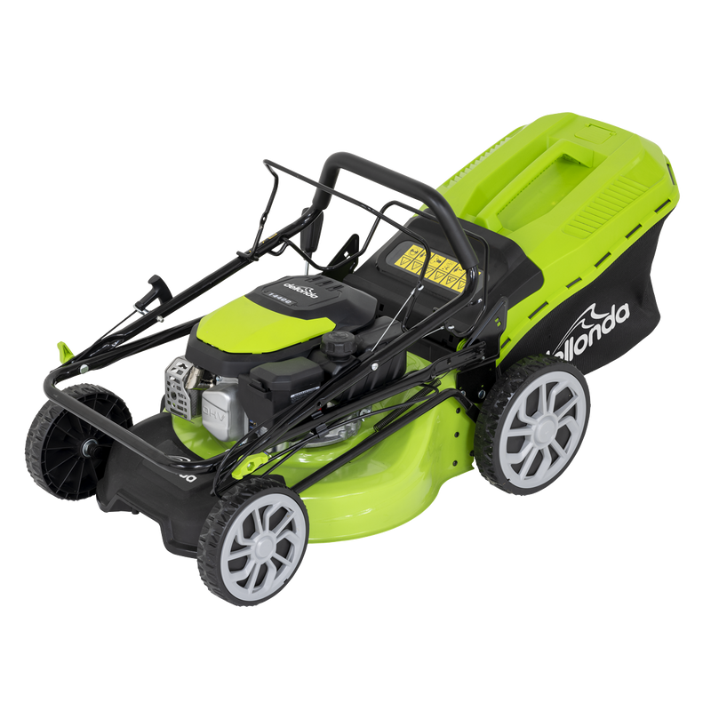 Dellonda DG101 Self-Propelled Petrol Lawnmower Grass Cutter with Height Adjustment & Grass Bag 144cc - additional view 5
