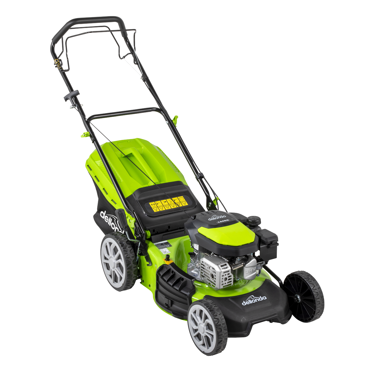 Dellonda DG101 Self-Propelled Petrol Lawnmower Grass Cutter with Height Adjustment & Grass Bag 144cc - additional view 6