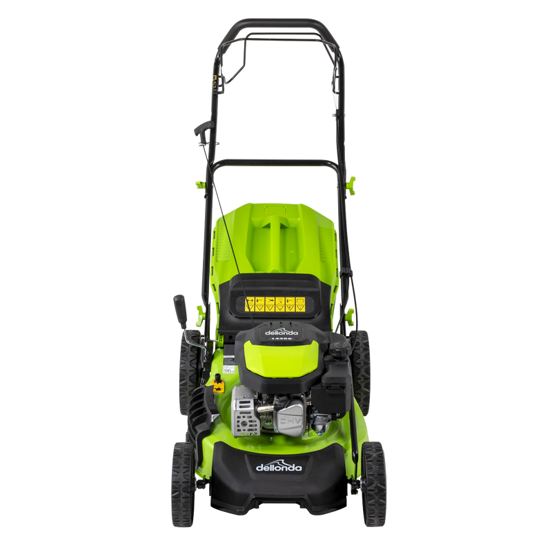 Dellonda DG101 Self-Propelled Petrol Lawnmower Grass Cutter with Height Adjustment & Grass Bag 144cc - additional view 8