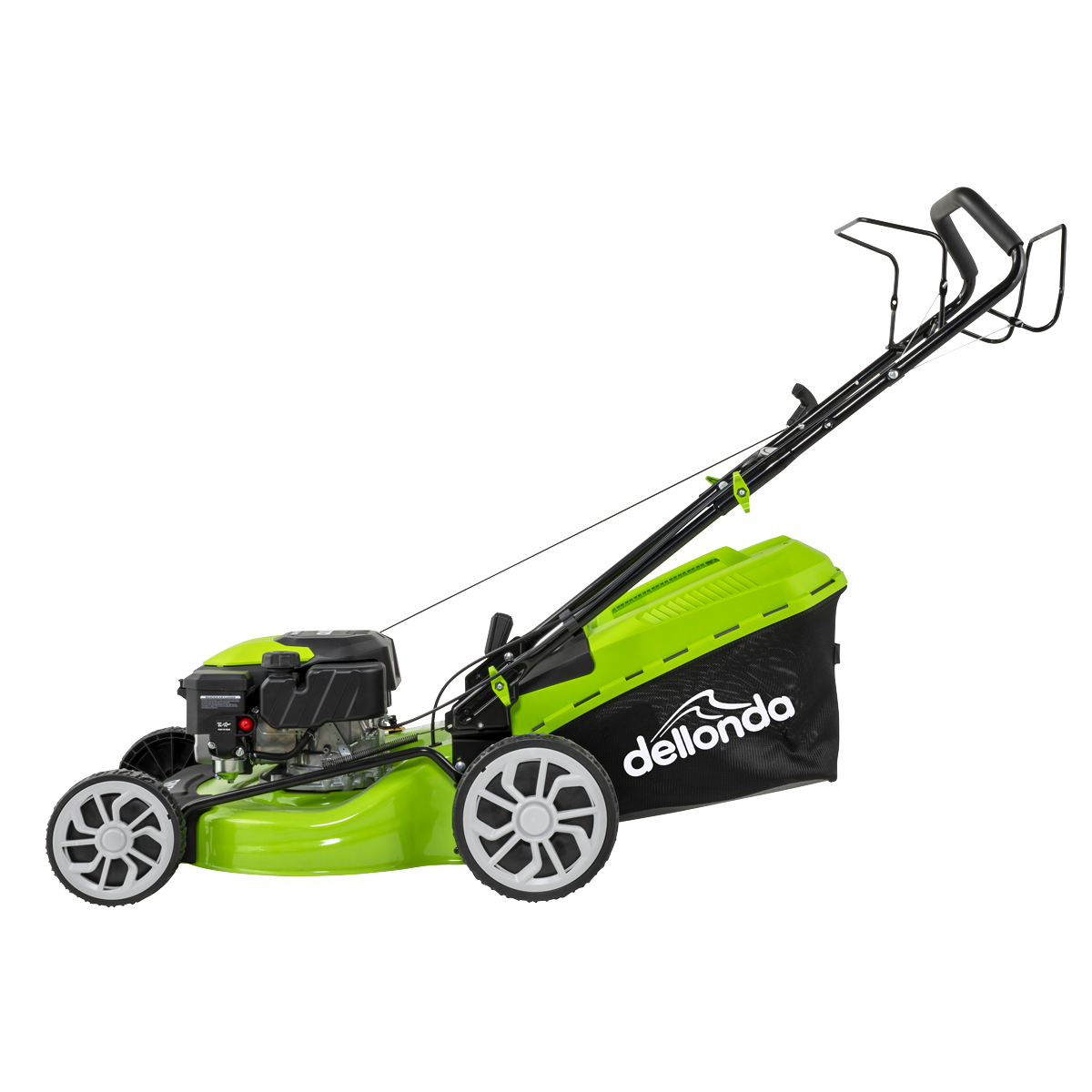 Dellonda DG101 Self-Propelled Petrol Lawnmower Grass Cutter with Height Adjustment & Grass Bag 144cc - additional view 3