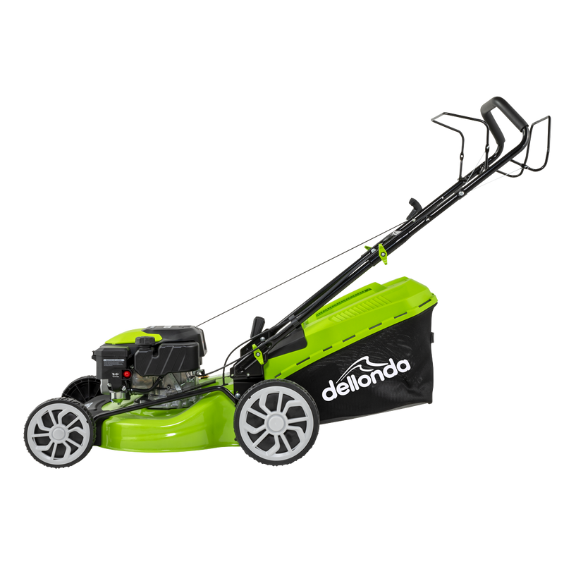 Dellonda DG101 Self-Propelled Petrol Lawnmower Grass Cutter with Height Adjustment & Grass Bag 144cc - additional view 3